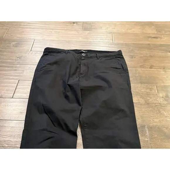 Theory Mens Dark Navy Blue Zaine Witten Stretch Straight Leg Pants Size 36 - Picture 4 of 9